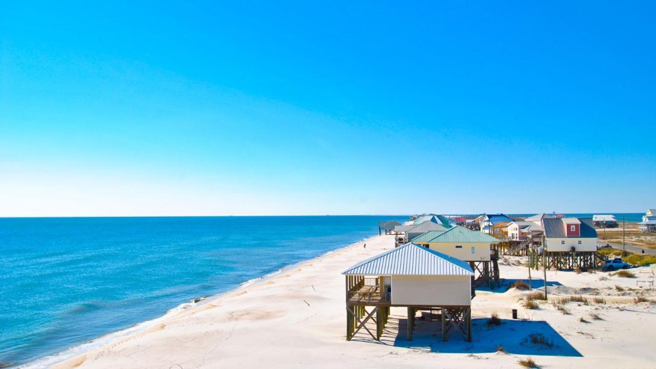 Kowabunga - You'Ll Love The Rooftop Deck And Private Heated Dipping Pool! Pet Friendly! Home Dauphin Island Bagian luar foto