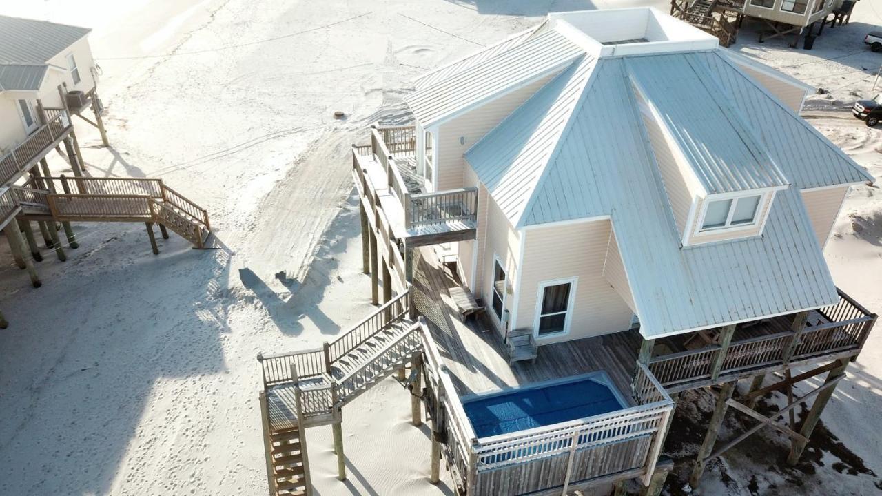 Kowabunga - You'Ll Love The Rooftop Deck And Private Heated Dipping Pool! Pet Friendly! Home Dauphin Island Bagian luar foto