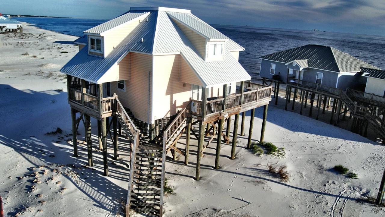 Kowabunga - You'Ll Love The Rooftop Deck And Private Heated Dipping Pool! Pet Friendly! Home Dauphin Island Bagian luar foto
